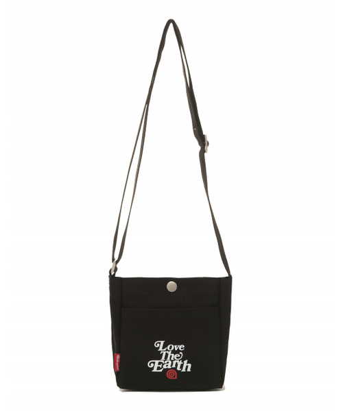 The EARTH(ジアース)の「CANVAS LTE MINI ECO BAG - BLACK(メッセンジャーバッグ・レディース・その他・FREE)」の2枚目の写真