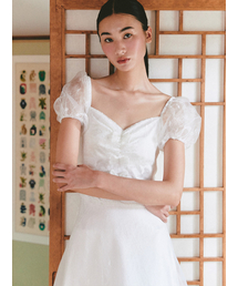 GANISONG（ガニソン）の「ブライダルセリアドレス_ホワイト（ワンピース）」