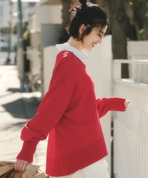 Elura | サラサラタッチVネックプルオーバー/643251(Tシャツ/カットソー)