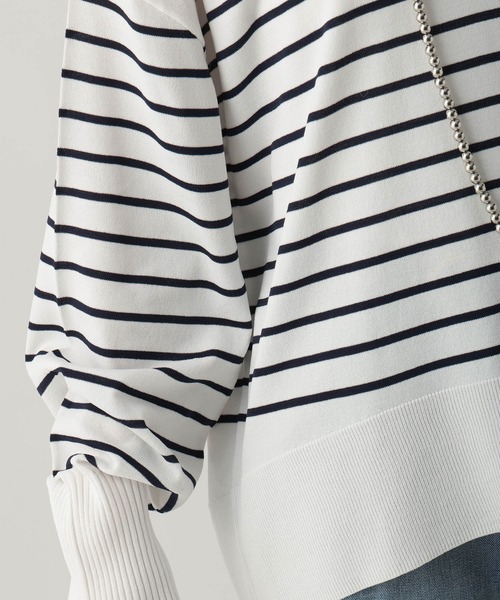 Elura(エルーラ)の「サラサラタッチVネックプルオーバー/643251(Tシャツ/カットソー・レディース・ブラウン/ライトグリーン/レッド/ホワイト×ブラック/ブラック・MEDIUM/LARGE)」の16枚目の写真