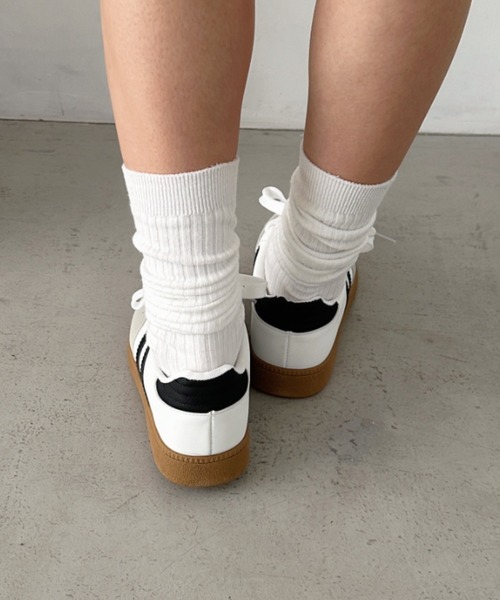 CLEA(クレア)の「【6色展開】ダブルラインスニーカー(スニーカー・レディース・アイボリー/ブラック/ブルー/ホワイト/ピンク/イエロー・23.5cm/24.5cm)」の11枚目の写真