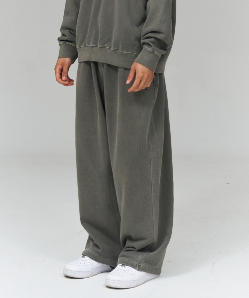 DOUBLE EIGHT（ダブルエイト）の「88ピグメントパンツ（カーキ）（スウェットパンツ・メンズ・カーキ・M/L/XL）」の3枚目の写真
