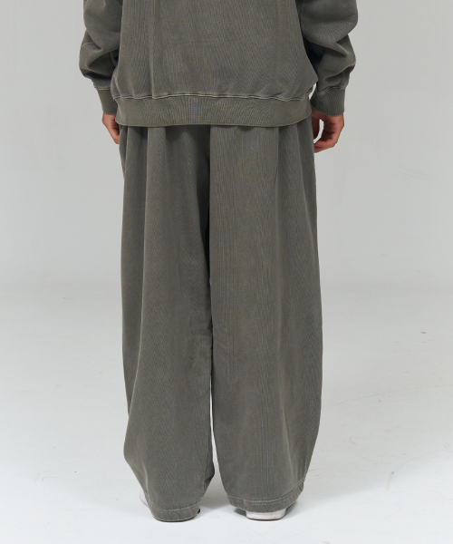 DOUBLE EIGHT（ダブルエイト）の「88ピグメントパンツ（カーキ）（スウェットパンツ・メンズ・カーキ・M/L/XL）」の4枚目の写真