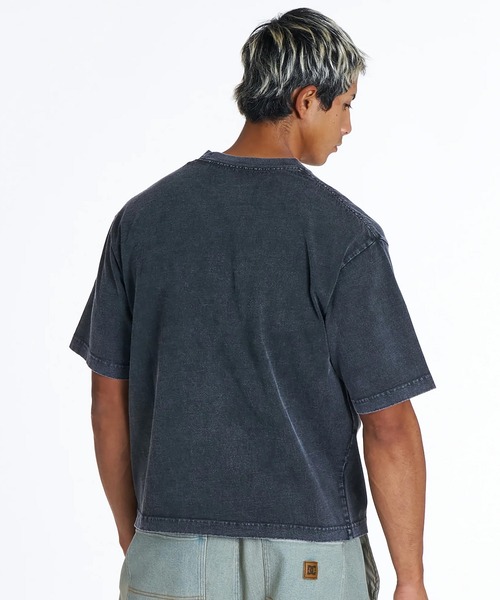 DC(ディーシー)の「DC/ディーシー 半袖 Tシャツ ロゴ アップリケ DST262016(Tシャツ/カットソー・メンズ・グレー系カモフラージュ/スミクロ・S/M/L/XL)」の5枚目の写真