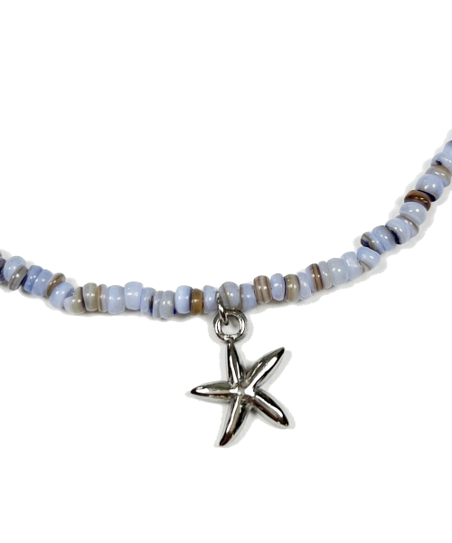 SK8ER ROCK（スケーターロック）の「Starfish Pearl Rondelle Necklace (paleblue)（ネックレス・レディース・その他・FREE）」の6枚目の写真