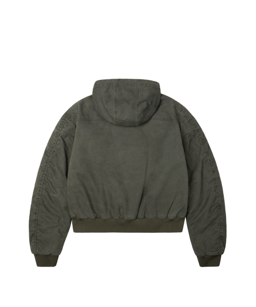 AAKAM(アーカム)の「Button Placket Cotton Ma-1 Jacket (Khaki)(ブルゾン・レディース・その他・2/1)」の14枚目の写真
