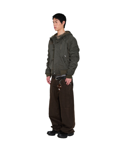 AAKAM(アーカム)の「Button Placket Cotton Ma-1 Jacket (Khaki)(ブルゾン・レディース・その他・2/1)」の12枚目の写真