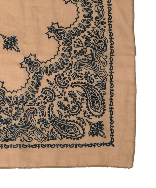 destin（デスティン）の「【一部SHIPS別注】destin: バンダナ カレ 90×90（ストール/ショール・レディース・ベージュ/ライトグレー/ライトブルー/ネイビー・ONE SIZE）」の11枚目の写真