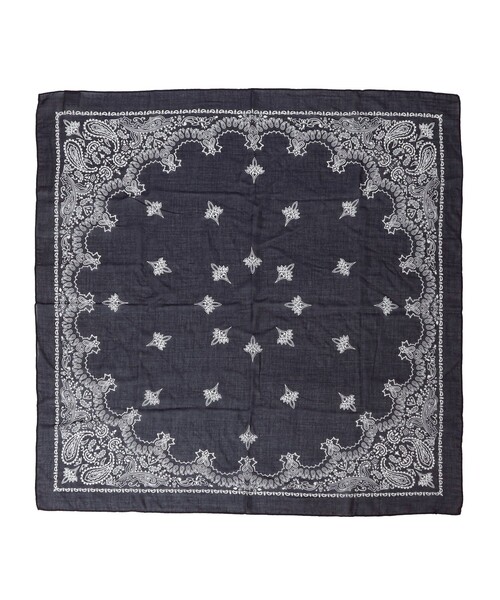 destin（デスティン）の「【一部SHIPS別注】destin: バンダナ カレ 90×90（ストール/ショール・レディース・ベージュ/ライトグレー/ライトブルー/ネイビー・ONE SIZE）」の14枚目の写真