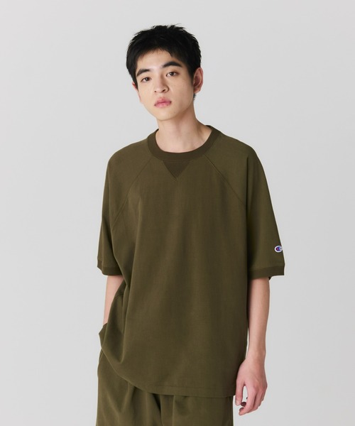 Champion(チャンピオン)の「【Champion/チャンピオン】直営限定コレクション メンズ ショートスリーブTシャツ(Tシャツ/カットソー・メンズ・オリーブ/ブラック系その他/アイボリー系/ホワイト・SMALL/MEDIUM/LARGE/X-LARGE)」の1枚目の写真