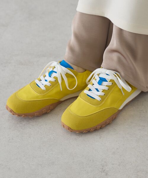 AMERICAN HOLIC（アメリカンホリック）の「ソフトスニーカー（スニーカー・レディース・オフホワイト/イエロー/ピンク・M/L/S）」の5枚目の写真