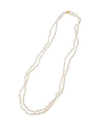 ADAM ET ROPE' | 【EO for ADAM ET ROPE'】Pearl Long Necklace with Gold Hook(ネックレス)