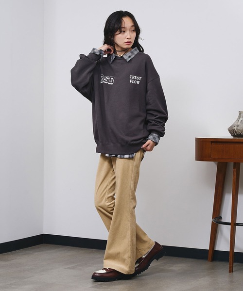ROSE BUD(ローズバッド)の「CORDUROY FLARE PANTS(その他パンツ・レディース・ベージュ/ブラック・M/S)」の11枚目の写真