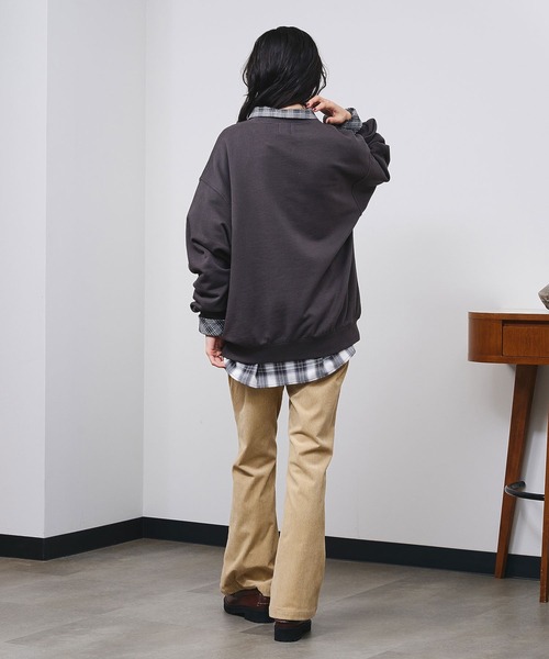 ROSE BUD(ローズバッド)の「CORDUROY FLARE PANTS(その他パンツ・レディース・ベージュ/ブラック・M/S)」の12枚目の写真
