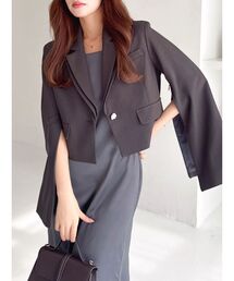 dazzlin（ダズリン）の「テーラーカラーショートジャケット（テーラードジャケット）」