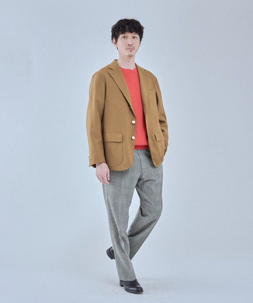 EDIFICE（エディフィス）の「ブレザー ジャケット（テーラードジャケット・メンズ・ネイビー/キャメル・38/40/42）」の4枚目の写真