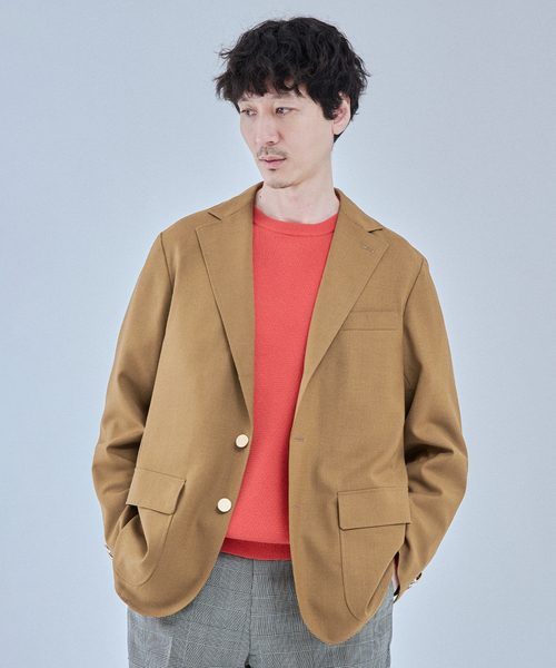 EDIFICE（エディフィス）の「ブレザー ジャケット（テーラードジャケット・メンズ・ネイビー/キャメル・38/40/42）」の5枚目の写真