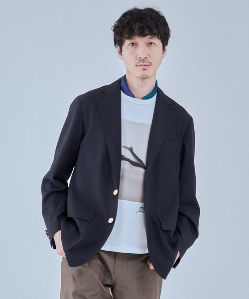 EDIFICE（エディフィス）の「ブレザー ジャケット（テーラードジャケット・メンズ・ネイビー/キャメル・38/40/42）」の16枚目の写真