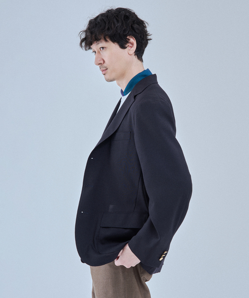 EDIFICE（エディフィス）の「ブレザー ジャケット（テーラードジャケット・メンズ・ネイビー/キャメル・38/40/42）」の18枚目の写真