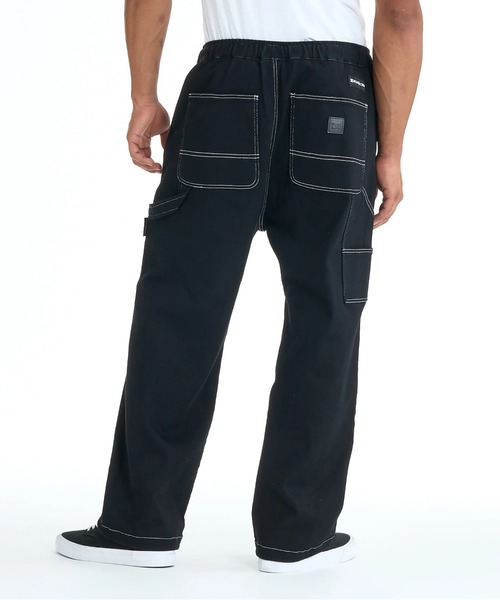 DC SHOES(ディーシーシューズ)の「DC SHOES メンズ 26 WIDE PAINTER PANT デニム ペインターパンツ 【2026年春夏モデル】/ウエストゴムドローコード付きボトムス(その他パンツ・メンズ・ライトブルー/ブラウン/ブラック系その他/グレー系その他2/インディゴブルー/ブルー系その他/ブラック・LARGE/X-LARGE/MEDIUM)」の8枚目の写真