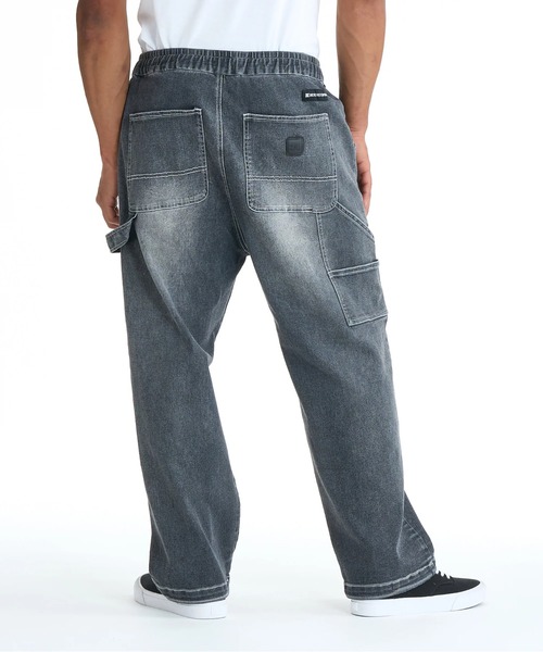 DC SHOES(ディーシーシューズ)の「DC SHOES メンズ 26 WIDE PAINTER PANT デニム ペインターパンツ 【2026年春夏モデル】/ウエストゴムドローコード付きボトムス(その他パンツ・メンズ・ライトブルー/ブラウン/ブラック系その他/グレー系その他2/インディゴブルー/ブルー系その他/ブラック・LARGE/X-LARGE/MEDIUM)」の10枚目の写真
