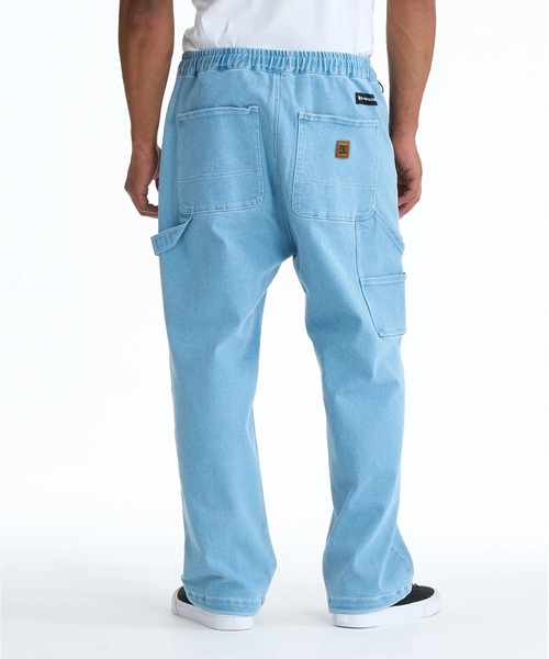 DC SHOES(ディーシーシューズ)の「DC SHOES メンズ 26 WIDE PAINTER PANT デニム ペインターパンツ 【2026年春夏モデル】/ウエストゴムドローコード付きボトムス(その他パンツ・メンズ・ライトブルー/ブラウン/ブラック系その他/グレー系その他2/インディゴブルー/ブルー系その他/ブラック・LARGE/X-LARGE/MEDIUM)」の12枚目の写真