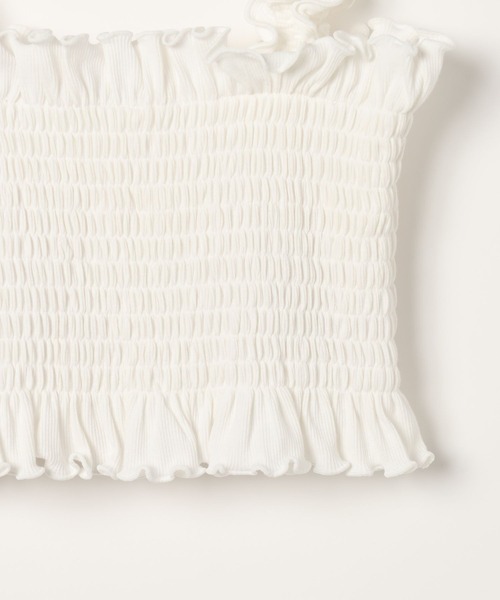 repipi armario(レピピ アルマリオ)の「シャーリングベアタンクトップ(タンクトップ・キッズ・ピンク/ドット/ブラック/オフホワイト・LARGE/MEDIUM/SMALL)」の6枚目の写真