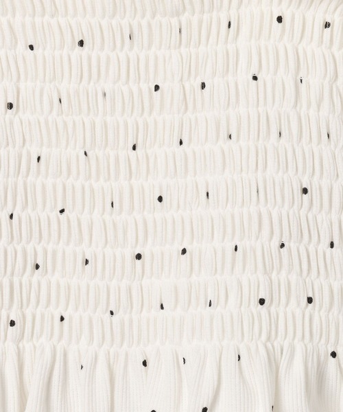 repipi armario(レピピ アルマリオ)の「シャーリングベアタンクトップ(タンクトップ・キッズ・ピンク/ドット/ブラック/オフホワイト・LARGE/MEDIUM/SMALL)」の9枚目の写真