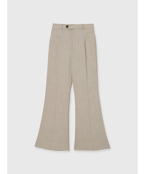 anuans（アニュアンス）の「セミフレアパンツ（スラックス・レディース・ダークネイビー/アイボリー/ベージュ・MEDIUM/SMALL）」の16枚目の写真