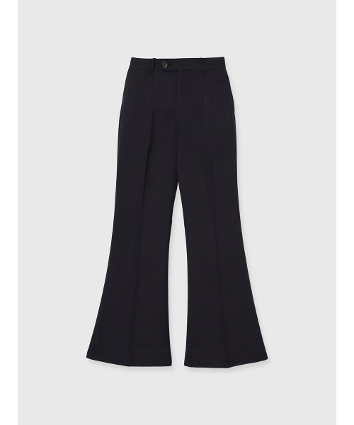 anuans（アニュアンス）の「セミフレアパンツ（スラックス・レディース・ダークネイビー/アイボリー/ベージュ・MEDIUM/SMALL）」の17枚目の写真