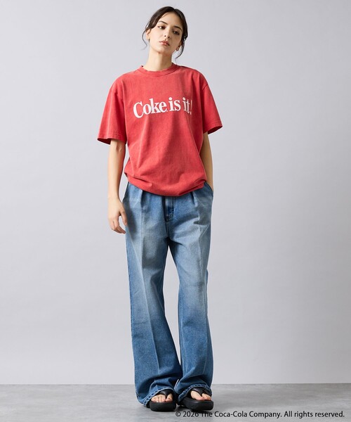 GOOD ROCK SPEED(グッドロックスピード)の「【GOOD ROCK SPEED/グッドロックスピード】Coca-Cola Tシャツ(Tシャツ/カットソー・メンズ・ブラック/レッド/ホワイト・M/L/XL)」の4枚目の写真