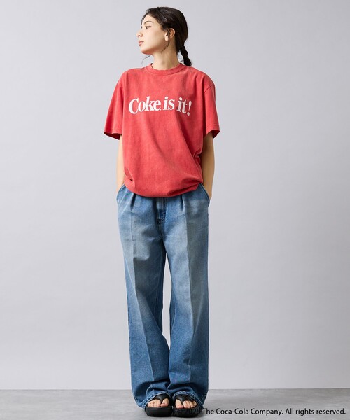 GOOD ROCK SPEED(グッドロックスピード)の「【GOOD ROCK SPEED/グッドロックスピード】Coca-Cola Tシャツ(Tシャツ/カットソー・メンズ・ブラック/レッド/ホワイト・M/L/XL)」の5枚目の写真