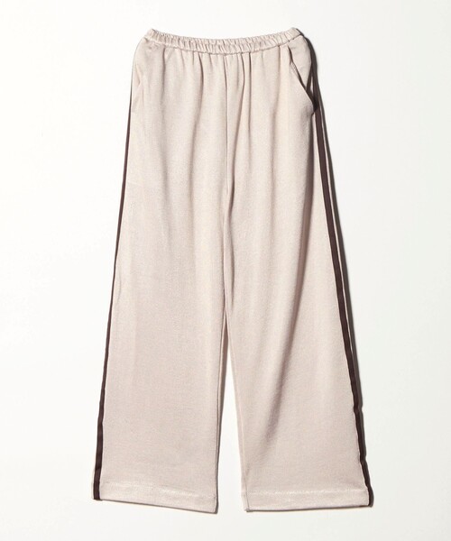 6(ロク)の「<6(ROKU)>コットンレーヨン ラインパンツ(その他パンツ・レディース・ナチュラル/ワイン・38/36)」の2枚目の写真