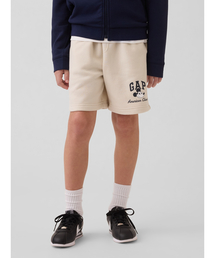 MICKEY MOUSE（ミッキーマウス）の「GapKids × ディズニー ミッキーマウス リラックスフィット GAPロゴ プルオンショートパンツ（その他パンツ）」