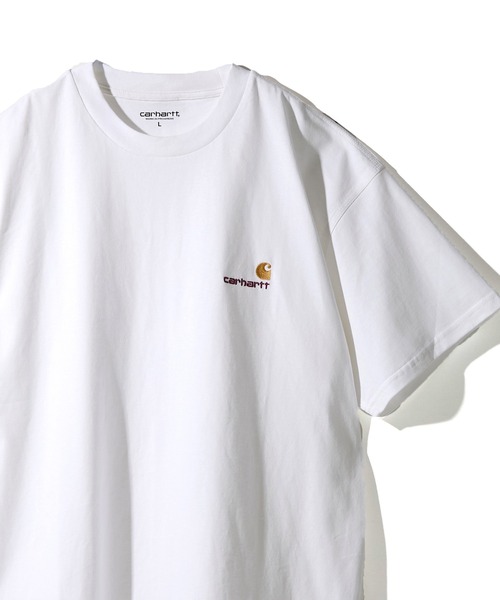 Carhartt WIP(カーハートダブリューアイピー)の「【Carhartt WIP】S/S AMERICAN SCRIPT T-SHIRT I029956(Tシャツ/カットソー・メンズ・ホワイト/アッシュグレー/ブラック・M/L/XL)」の2枚目の写真