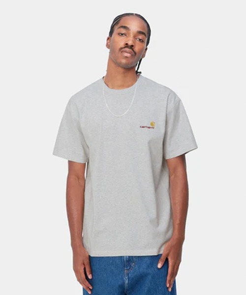 Carhartt WIP(カーハートダブリューアイピー)の「【Carhartt WIP】S/S AMERICAN SCRIPT T-SHIRT I029956(Tシャツ/カットソー・メンズ・ホワイト/アッシュグレー/ブラック・M/L/XL)」の1枚目の写真