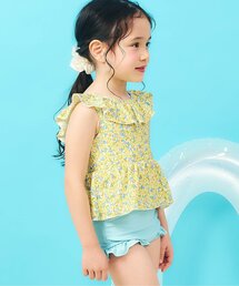 apres les cours | 【WEB限定/UVカット】フリルペプラムセパレート水着(水着)