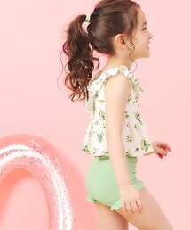 apres les cours | 【WEB限定/UVカット】フリルペプラムセパレート水着(水着)