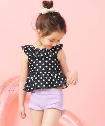 apres les cours | 【WEB限定/UVカット】フリルペプラムセパレート水着(水着)