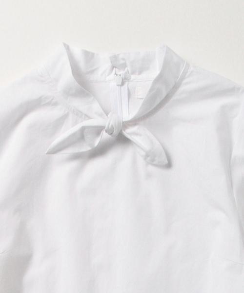 Ray BEAMS（レイビームス）の「Ray BEAMS / シャンブレー リボンカラー ブラウス（シャツ/ブラウス・レディース・ホワイト/ブルー系その他・0/1）」の7枚目の写真