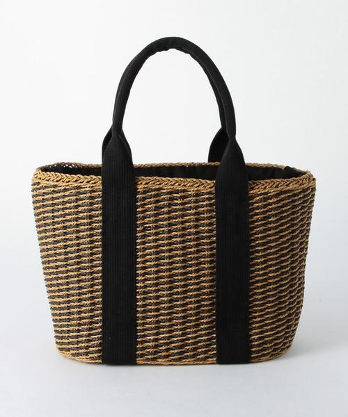 green label relaxing(グリーンレーベルリラクシング)の「CB テープハンドル かごバッグ 2016◆(かごバッグ・レディース・オフホワイト/モカ/その他1/その他2・FREE)」の15枚目の写真