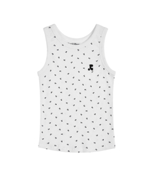 Rest&Recreation | RR PATTERN TANK TOP - IVORY(Tシャツ/カットソー)