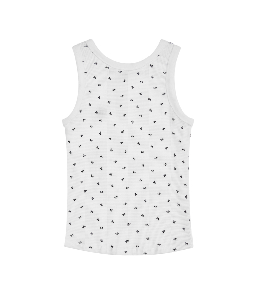 Rest&Recreation（レストアンドレクリエーション）の「RR PATTERN TANK TOP - IVORY（Tシャツ/カットソー・レディース・その他・ONE）」の2枚目の写真