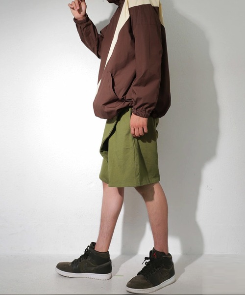 antiqua(アンティカ)の「REC SHORTS レックショーツ(その他パンツ・レディース・オリーブ/ブラック・L/M)」の4枚目の写真