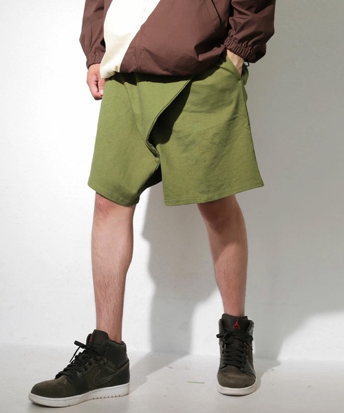 antiqua(アンティカ)の「REC SHORTS レックショーツ(その他パンツ・レディース・オリーブ/ブラック・L/M)」の5枚目の写真