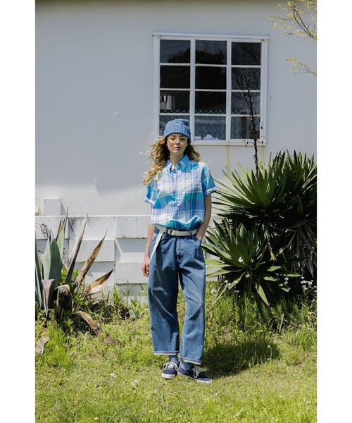 BEAMS PLUS(ビームスプラス)の「B.D. Pullover Classic-fit Madras(シャツ/ブラウス・メンズ・ブルー/グリーン/ブラウン・MEDIUM/LARGE/X-LARGE/SMALL)」の5枚目の写真