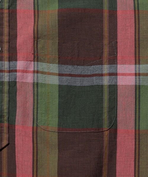 BEAMS PLUS(ビームスプラス)の「B.D. Pullover Classic-fit Madras(シャツ/ブラウス・メンズ・ブルー/グリーン/ブラウン・MEDIUM/LARGE/X-LARGE/SMALL)」の12枚目の写真