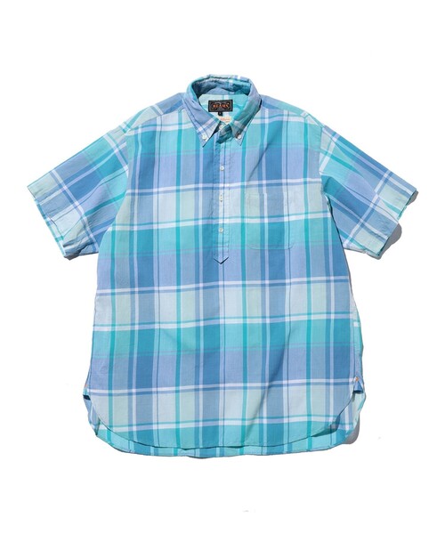 BEAMS PLUS(ビームスプラス)の「B.D. Pullover Classic-fit Madras(シャツ/ブラウス・メンズ・ブルー/グリーン/ブラウン・MEDIUM/LARGE/X-LARGE/SMALL)」の8枚目の写真