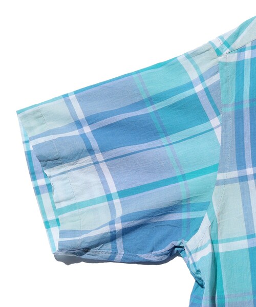 BEAMS PLUS(ビームスプラス)の「B.D. Pullover Classic-fit Madras(シャツ/ブラウス・メンズ・ブルー/グリーン/ブラウン・MEDIUM/LARGE/X-LARGE/SMALL)」の10枚目の写真