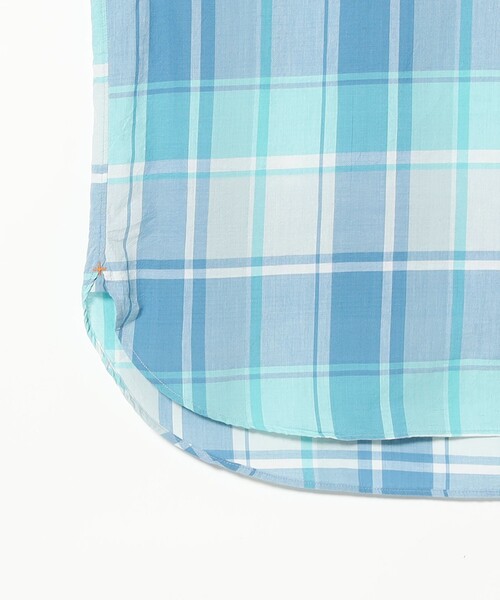BEAMS PLUS(ビームスプラス)の「B.D. Pullover Classic-fit Madras(シャツ/ブラウス・メンズ・ブルー/グリーン/ブラウン・MEDIUM/LARGE/X-LARGE/SMALL)」の17枚目の写真